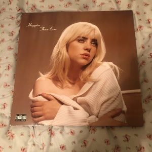 happier than ever billie eilish vinyl + in great condition